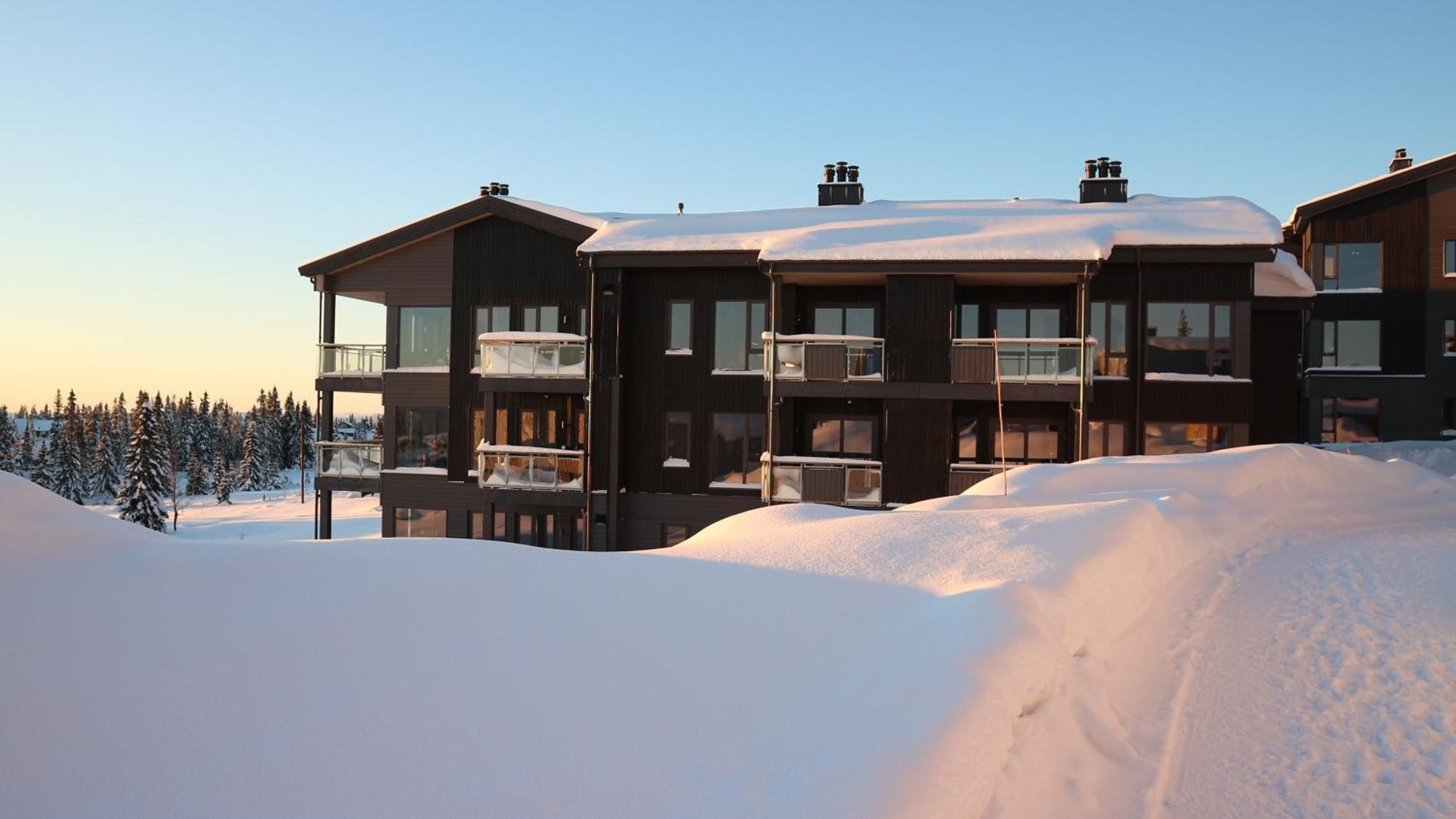 Apartament Beautiful Penthouse With Panoramic View At Sjusjoen Zewnętrze zdjęcie