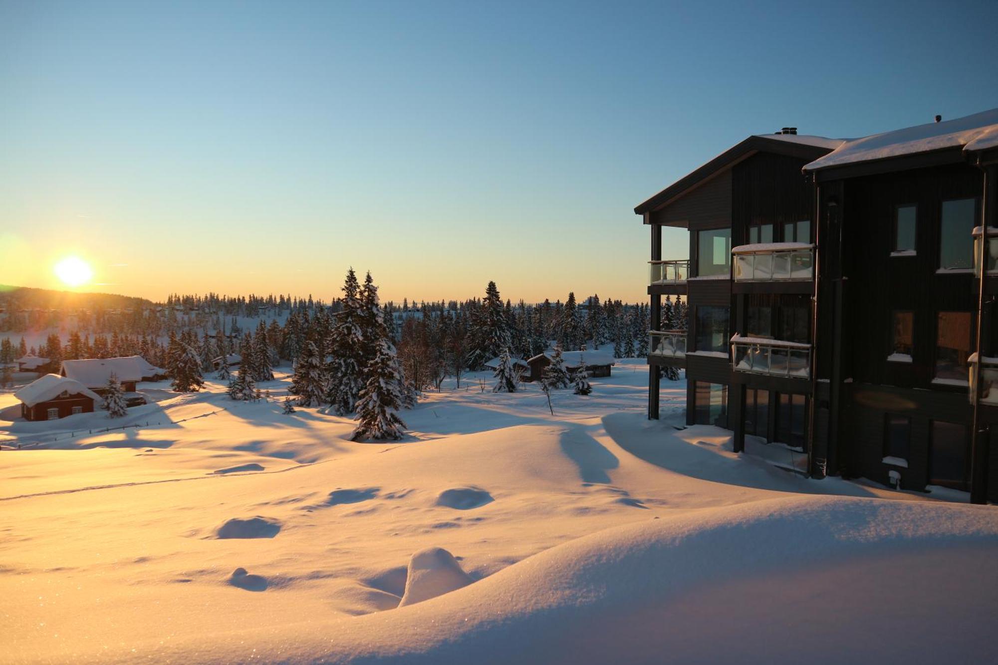 Apartament Beautiful Penthouse With Panoramic View At Sjusjoen Zewnętrze zdjęcie