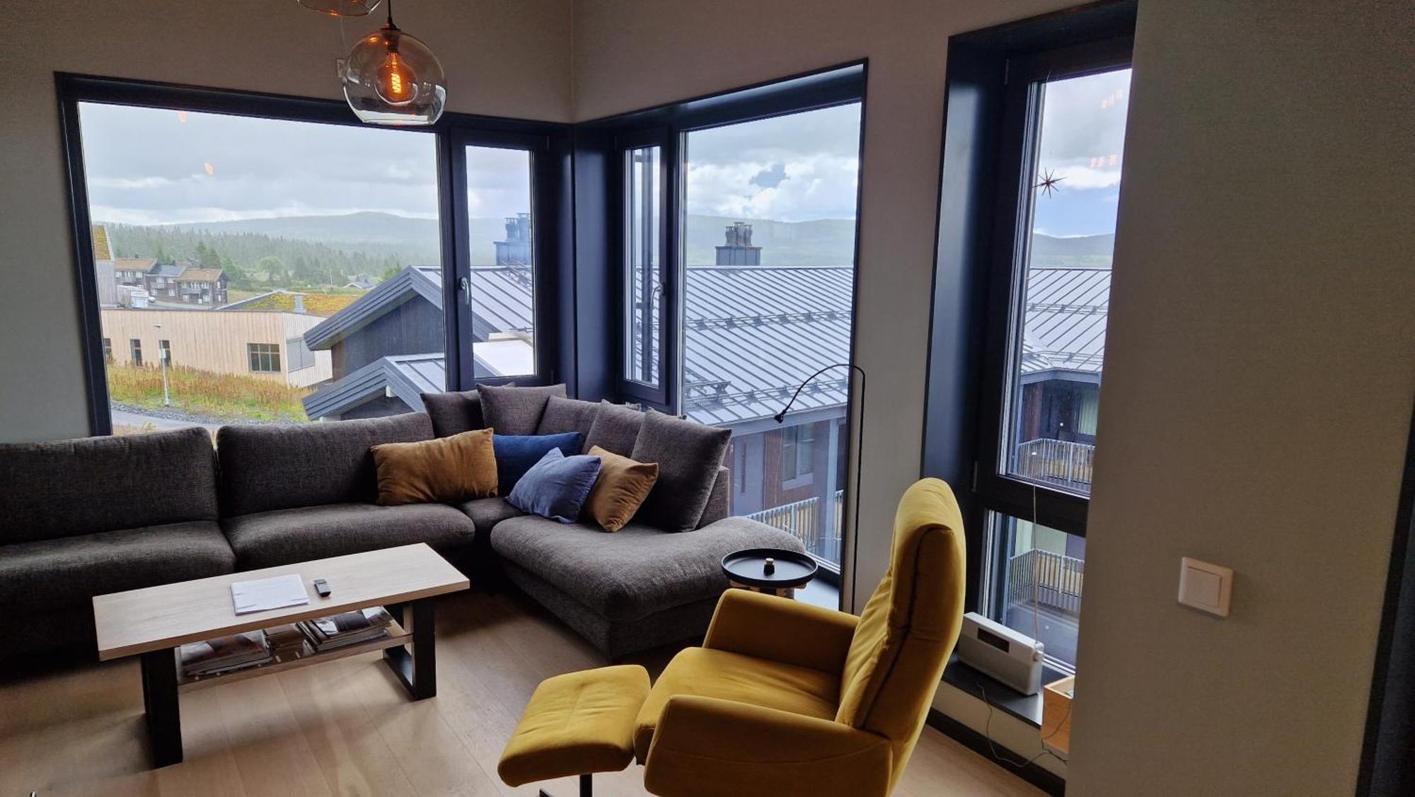 Apartament Beautiful Penthouse With Panoramic View At Sjusjoen Zewnętrze zdjęcie